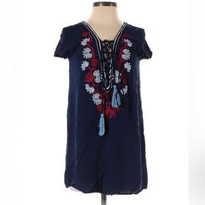 Lulu's Casual Embroidered Dress